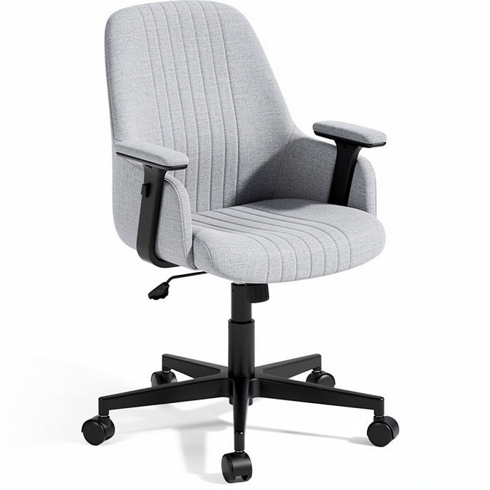 **Stylish Ergonomic Office Chair with Adjustable Height and Armrests**